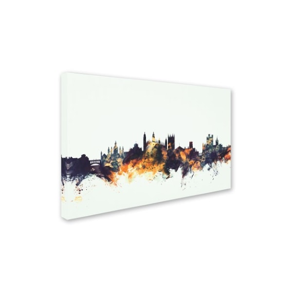 Michael Tompsett 'Cambridge England Skyline' Canvas Art,12x19